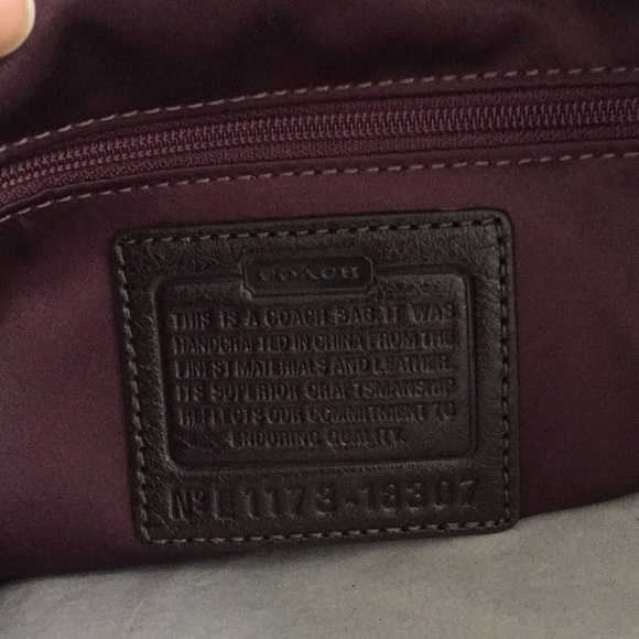 Coach Kristin Embossed Python Tote - Picture 6 of 8